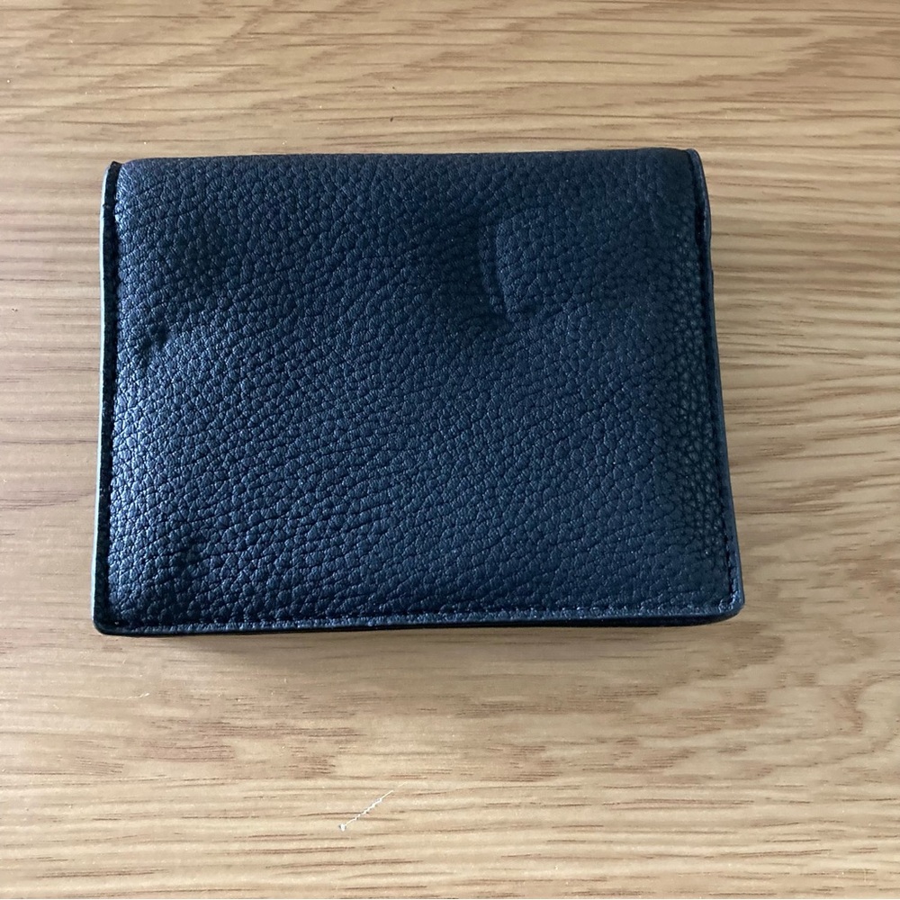 Dream Control Black Bilfold Small Wallet with Front Detail Bee & Love - NWOT